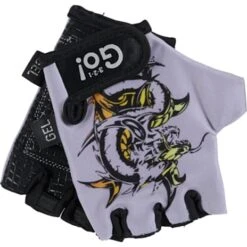 321 Go! Cykelhandsker - Grå M. Drage