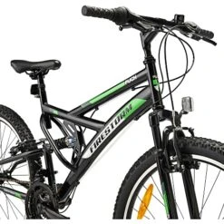 PUCH Firestorm Børne Mountainbike 18 Gear 26" 2023 - Grøn/sort -Abus Butik 0efc3a3fd82692adba14db668c17e5f2
