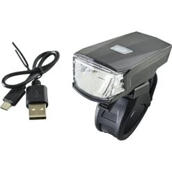 SCO PREMIUM 1 LED Cykellygte -forlygte I Sort