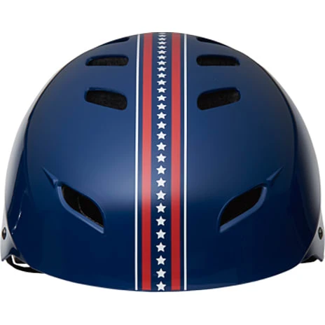 CSI Cykelhjelm 52-55 Cm - Blå Med Rød Strib 2 CSI Cykelhjelm 52-55 Cm - Blå Med Rød Strib - Billede 2