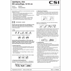 Csi Børnehjelm - Blå Camouflage -Abus Butik 193bd27a 5db9 45c1 ae99 47d1b601300a