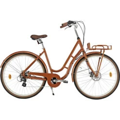 SCO Premium Carrier Damecykel 28" 7 Udvendige Gear 2022 - Brun