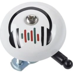 Ringeklokke - Hvid Høretelefoner