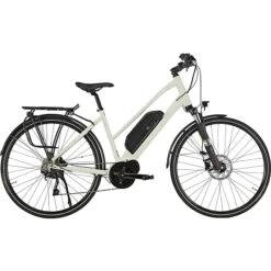 SCO Premium E-Trekking Dame Elcykel 28" 10 Gear 17,4AH 2022 - Grå