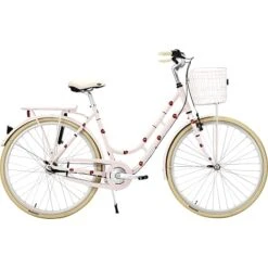 SCO Classic Jordbær Dame Cykel 7 Gear 28" 2023 - Lyserød