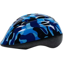 Csi Børnehjelm - Blå Camouflage