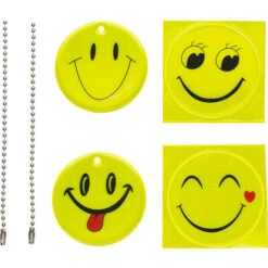 321 Go! Reflekssticker & Hangers - Smiley