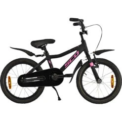 SCO Extreme Pige Børnecykel 16" 2022 – Sort/lyserød
