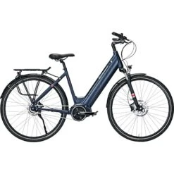 SCO Premium E-Intube Dame Elcykel 7 Gear 28" 2023 - Mørkeblå