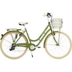 SCO Classic Dame Shopper 7 Gear 28" 2022 - Oliven