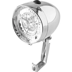 SCO Retro Cykellygte - Forlygte I Sølv