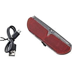 SCO Premium Cykellygte - Baglygte I Sort