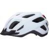 CSI Premium Cykelhjelm Med Lys 54-58 Cm - Mat Hvid