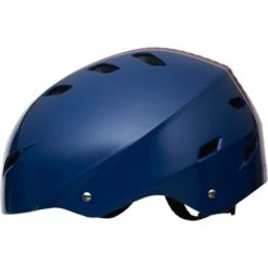 CSI Cykelhjelm 52-55 Cm - Blå Med Rød Strib