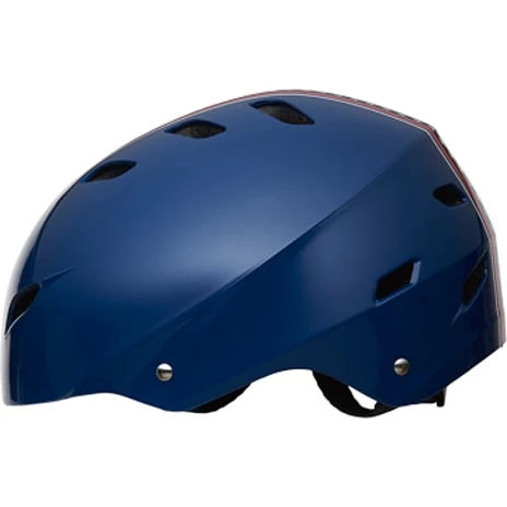 CSI Cykelhjelm 52-55 Cm - Blå Med Rød Strib 1 CSI Cykelhjelm 52-55 Cm - Blå Med Rød Strib