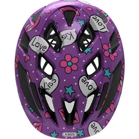 Abus Børnehjelm Str. 45-50 Cm - Purple Kisses 4 Abus Børnehjelm Str. 45-50 Cm - Purple Kisses - Billede 4