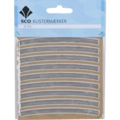 SCO Refleks Klistermærker - Hvid