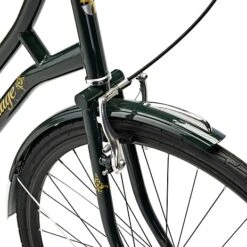 PUCH Vintage Dame Citybike 1 Gear 28" 2023 - Flaskegrøn -Abus Butik 69cbab86642fe43e919486a40aa53261