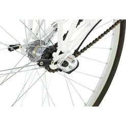 PUCH Trendy Dame Shopper 3 Gear 28" 2022 - Mat Hvid -Abus Butik 6a103001 fdf5 45d6 bcb2 3826ab188068