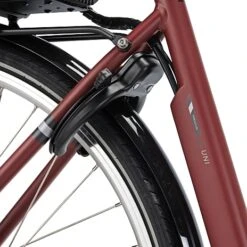 SCO Premium E-Uni Dame Elcykel 28" 7 Gear 11AH 2023 - Mat Rød -Abus Butik 6b36dbf06136912334011672c56ca438 1