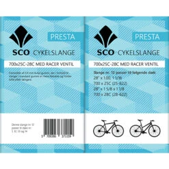 SCO 700X25-28C Slange M/Racer Ventil 3 SCO 700X25-28C Slange M/Racer Ventil -Abus Butik 71f9f863 679e 4bdd 98f4 c6e271d329c8