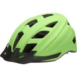 CSI Cykelhjelm Med Lys - Mat Lime