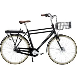 SCO Premium E-Dutch Herre Elcykel 7 Gear 28" 2023 - Sort