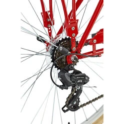 PUCH Old Style Dame Shopper 7 Gear 28" 2022 - Rød -Abus Butik 88780779 c6d7 4fb2 88fc f86608df1376