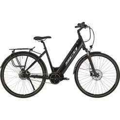 SCO Premium E-Intube Dame Elcykel 28" 2022 - Sort