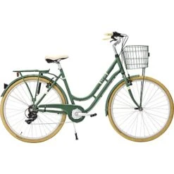 SCO Classic Dame Shopper 7 Gear 28" 2023 - Grøn