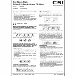 CSI Cykelhjelm 52-55 Cm - Blå Med Rød Strib 9 CSI Cykelhjelm 52-55 Cm - Blå Med Rød Strib -Abus Butik a098ed92 fbc2 448d bb13 f377a7629ece