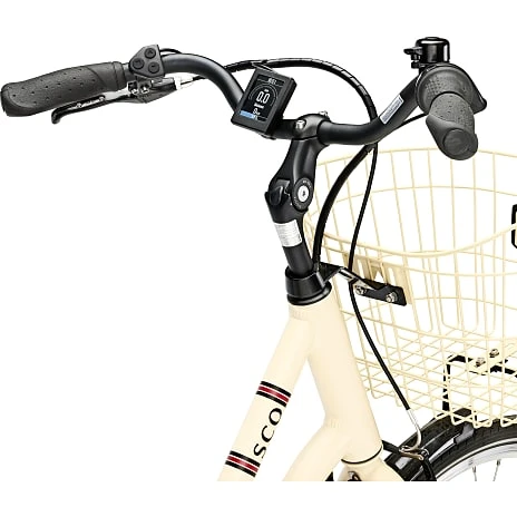 SCO Premium E-Classic Dame Elcykel 7 Gear 28" 2023 - Lys Beige 3 SCO Premium E-Classic Dame Elcykel 7 Gear 28" 2023 - Lys Beige - Billede 3