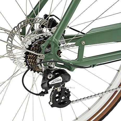 SCO Premium Carrier Herre Cykel 7 Gear 28" 2023 - Grøn 5 SCO Premium Carrier Herre Cykel 7 Gear 28" 2023 - Grøn - Billede 5