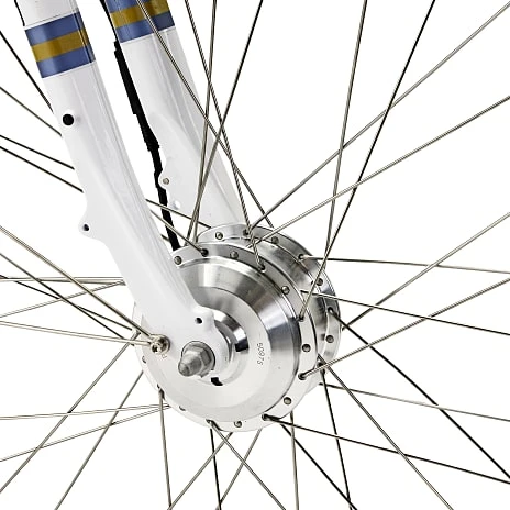 SCO Premium E-Shopper Dame Elcykel 7 Gear 28" 2023 - Hvid 4 SCO Premium E-Shopper Dame Elcykel 7 Gear 28" 2023 - Hvid - Billede 4