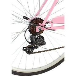 PUCH New Style Dame Shopper 7 Gear 28" 2022 - Lyserød -Abus Butik be50002f 3107 4196 a43f 98dbae17e961