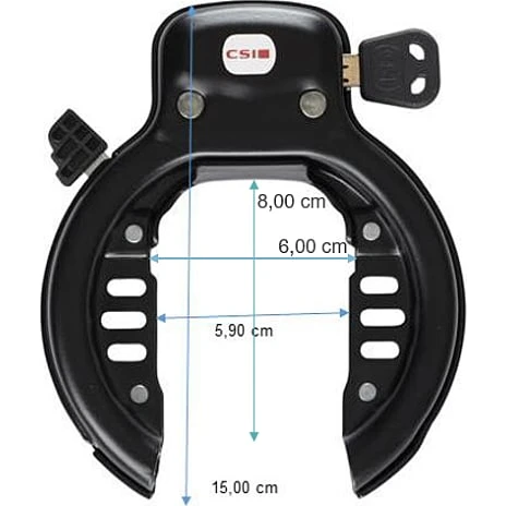 CSI Ringlås - Sort 3 CSI Ringlås - Sort - Billede 3