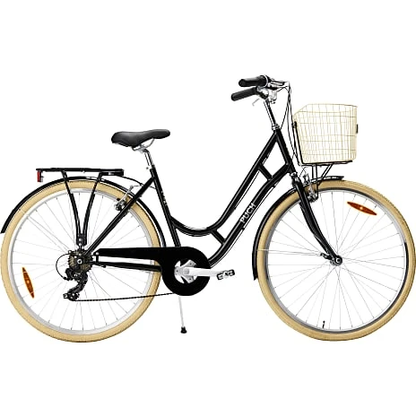 PUCH Old Style Dame Shopper 7 Gear 28" 2023 - Sort 1 PUCH Old Style Dame Shopper 7 Gear 28" 2023 - Sort