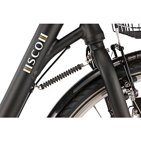 SCO Premium E-Uni Dame Elcykel 26" 7 Gear 11AH 2022 - Mat Sort 10 SCO Premium E-Uni Dame Elcykel 26" 7 Gear 11AH 2022 - Mat Sort - Billede 10