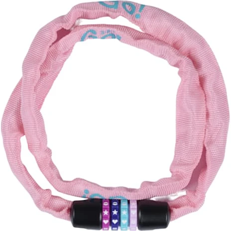 321 Go! Kædelås Med Kode - Lyserød/turkis <BR> 1 321 Go! Kædelås Med Kode - Lyserød/turkis <BR>