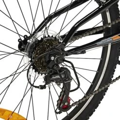 PUCH Firestorm Børne Mountainbike 18 Gear 24" 2023 - Orange/sort -Abus Butik c7ddb518fdd8194109f0c8f89581834a