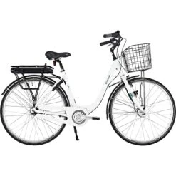 SCO Premium E-Uni Dame Elcykel 28" 7 Gear 11AH 2022 Pensionistrabat - Hvid