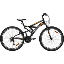PUCH Firestorm Børne Mountainbike 18 Gear 26" 2023 - Orange/sort