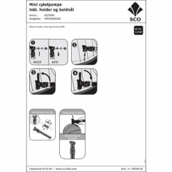 SCO Mini Cykelpumpe -Abus Butik d6e3a46a 4e16 4614 8175 c990a3a3aa46