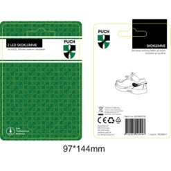 PUCH 2 LED Skoklemme Med Blåt Lys - Sort -Abus Butik dc8f17d4 2a1d 4452 a0da b21c212690d1