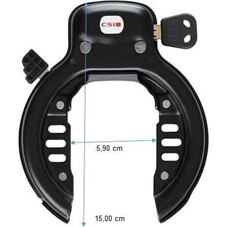 CSI Ringlås - Sort 2 CSI Ringlås - Sort - Billede 2