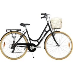 PUCH Old Style Dame Shopper 7 Gear 28" 2022 - Sort