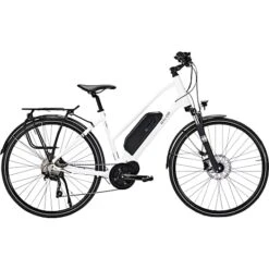 SCO Premium E-trekking Dame Elcykel 10 Gear 28" 2023 - Hvid