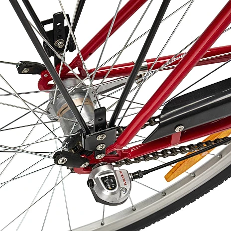 PUCH Bellavista Dame Shopper 3 Gear 28" 2023 - Rød 4 PUCH Bellavista Dame Shopper 3 Gear 28" 2023 - Rød - Billede 4