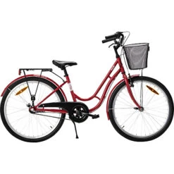 PUCH Sky Pige Børnecykel 3 Gear 24" 2023 - Rød