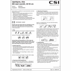 CSI Cykelhjelm 49-55 Cm - Blå M. Racerbil -Abus Butik f70d5857 43d1 4fee afe0 6a0c8ff24948